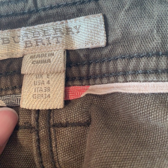 Burberry linen fitted Cargo pants - Picture 4 of 9